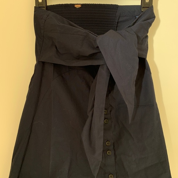 Strapless poplin tube top - Picture 4 of 4